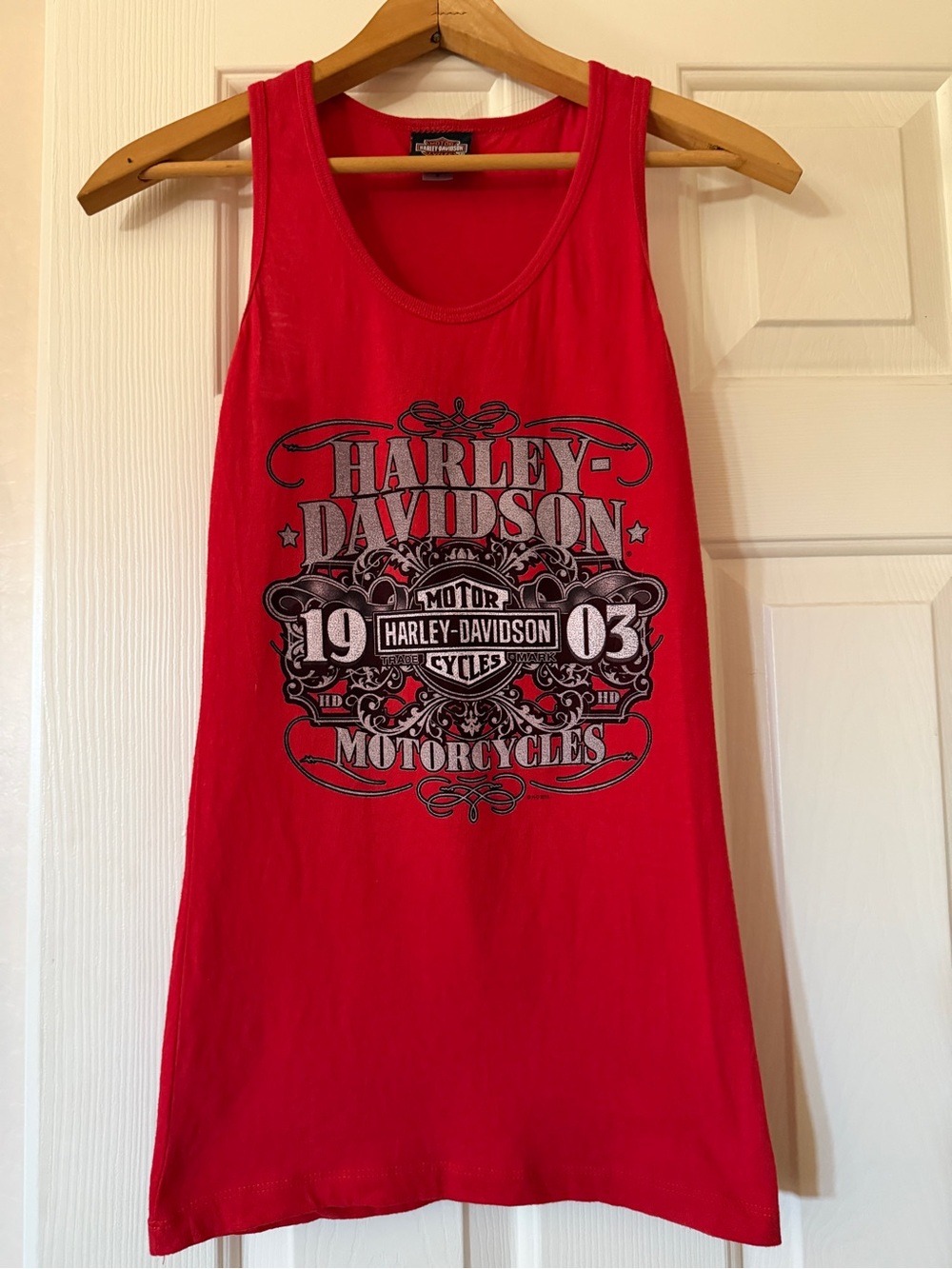 Harley-Davidson Red Tank: From Custer Black Hills, South Dakota